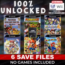 Unbranded Super Smash Bros Melee 100% Ṥave Gamecube Memory Card! (NO GAME)