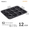 CHEFMADE Nonstick Donut Pan, 12 Cavity Ring Doughnut Baking Pan