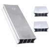 TUOREN Two-Way Guitar Bass Fingerboard Radius Sanding Block 12"/16" Aluminum