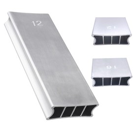 TUOREN Two-Way Guitar Bass Fingerboard Radius Sanding Block 12"/16" Aluminum Guitar Fret Leveling Fingerboard Sanding Beam Guitar Luthier Repair Maintenance Tool