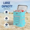 VKKZAAW Cooler Backpack,36Cans Backpack Cooler Insulated Leak Proof Waterproof Soft