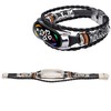 Leather Strap for Xiaomi 7 NFC Bracelet Metal Buckle Ethnic