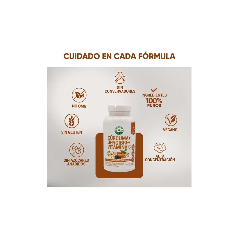 Curcuma Jengibre Vitamina Suplemento Pasiguaro