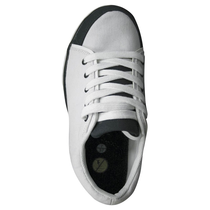 DAWGS Zapatillas Cruzadas para Caminar, Blanco/Azul Marino, 7 M US