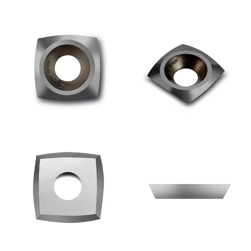 CDBP Woodturning NA 15x15x2.5mm with 2" Radius Square Carbide Insert