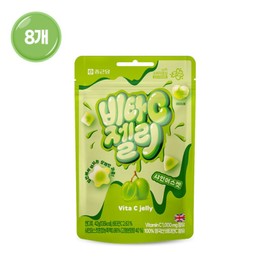 Chong Kun Dang Vitamin C 1000 Gummy Jelly Shine Muscat 1 Pack x 8 Pieces / Healthy and Delicious Vitamin Jelly / 종근당 비타민C 1000 구미젤리 샤인머스켓 1봉 X 8개  건강하고 맛있는 비타민 젤리