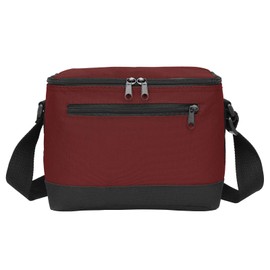 AIRBUYW Insulated lunch Bag, 6 Cans Small Insulated Cooler Box Tote Container Lunch Bag Pack With Adjustable Strap For Women Men