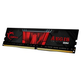 Barrette mémoire 4Go DIMM DDR4 G.Skill Aegis PC4-19200 (2400 Mhz) (Noir et Rouge)