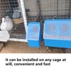 Pigeon Feeder Water 2 Pack Quail Bird Chicken Feeder Water