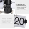 Retro Digital Flip Down Clock Flip Desk Clock Mechanical Battery