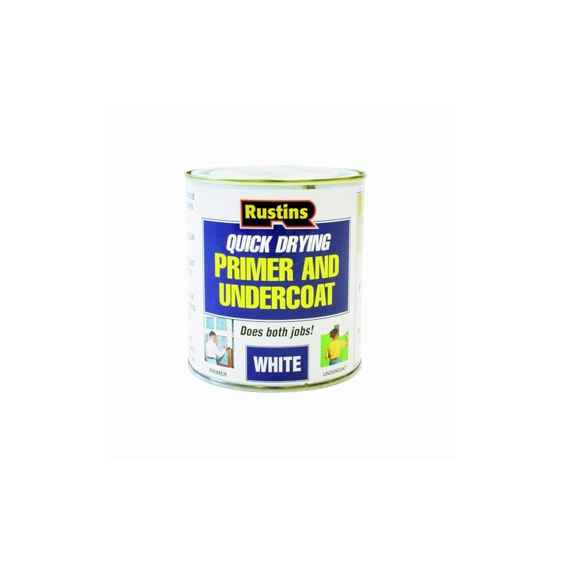 Rustins Quick Drying Primer And Undercoat White 1L