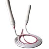 White Speed Jump Rope with Self-Locking Handles - Designed for