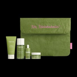 Tyrtir Tir Tir Me, Matcha Holic Pouch 4-Piece Set / 티르티르 미, 말차 홀릭 파우치 4종 세트