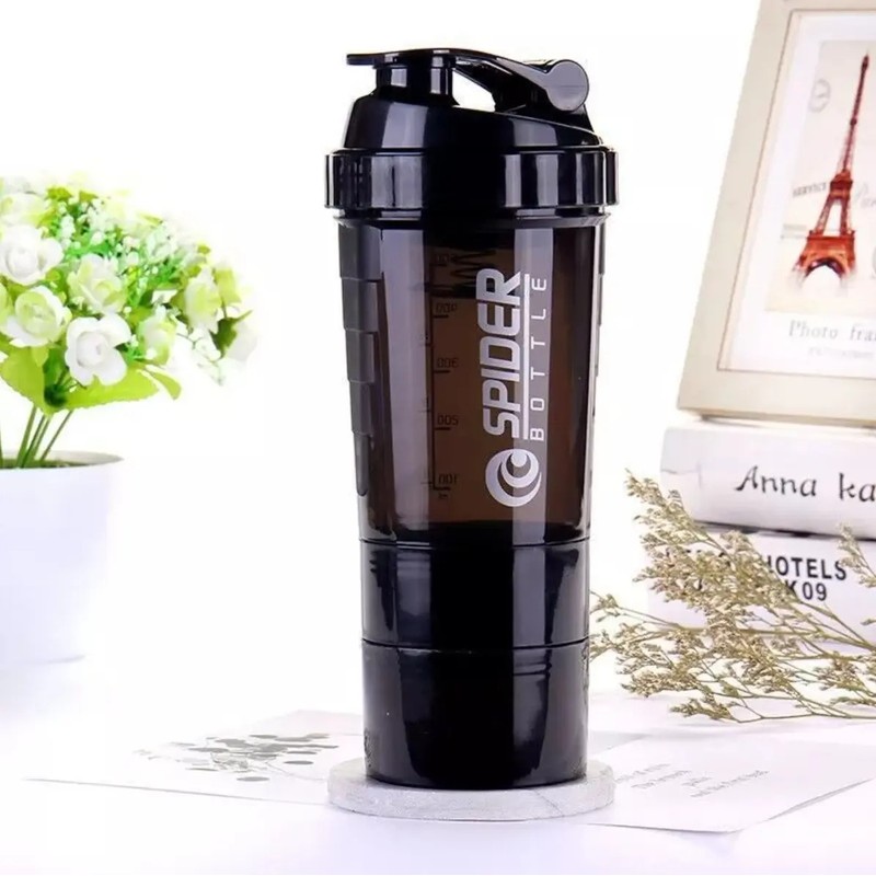 2 Pzas Mezclador De Proteínas Vaso Deportivo Shaker Para Gimnasio