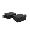 BEGIKET 12 Pack 1 oz Black Square Glass Dropper Bottle