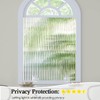 Windimiley Window Privacy Film 3D Reeded Glass Static Clings Fluted
