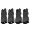 4Pcs IEC320 C14 to IEC320 C15 Power Adapter IEC320 C14