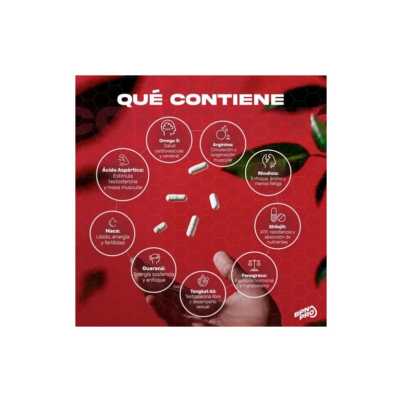 Bpn Pro Mens Magnesio Cápsulas Sabor