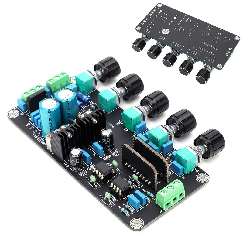 2604 AD827 Updated Stereo Preamp Tone Board Amplifier Volume Bass