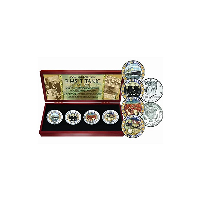 The Matthew Mint Titanic Four Coin Set