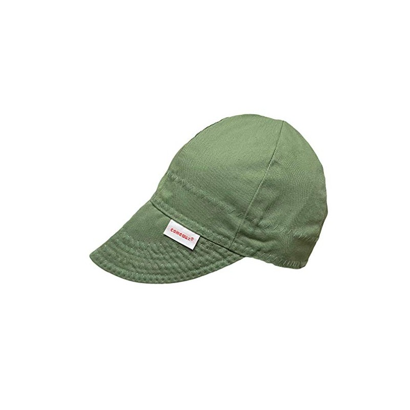 Comeaux Caps Reversible Welding Cap Solid Olive Green (8)