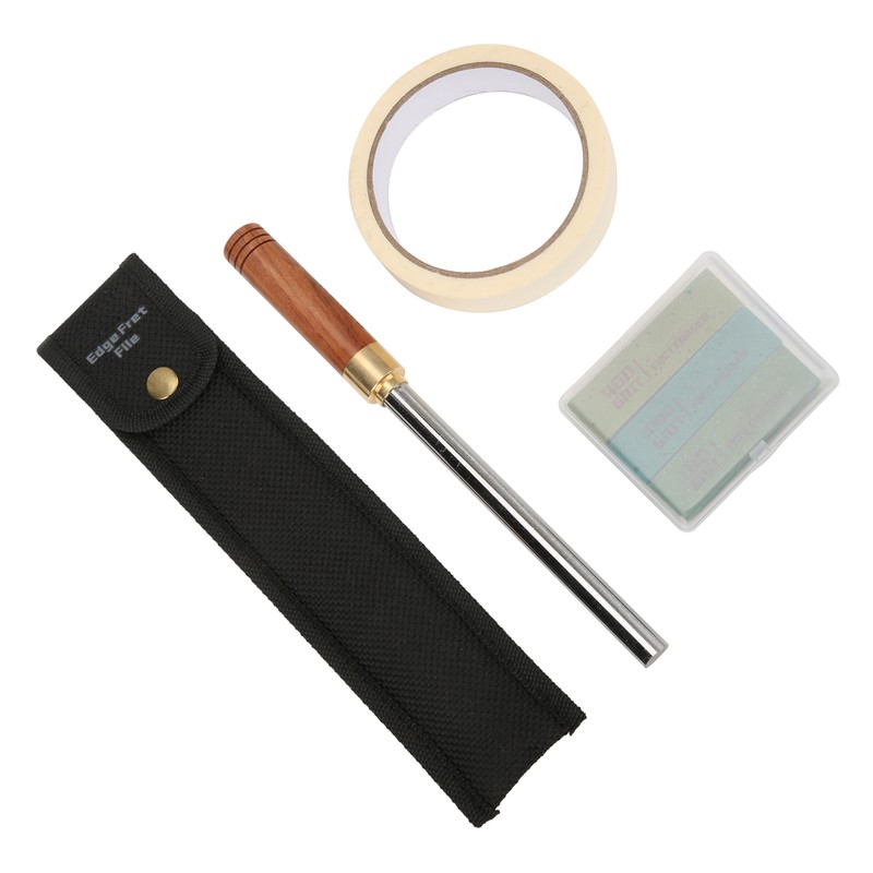 Guitar Fret Crowning File Set Edge Dressing File Kit Luthier