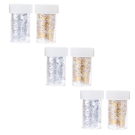 Healeved Bottles Nail Glitter Foil Mesh Decor for Nail Art for Manicure Accents and Holiday Parties Lightweight and Easy to Use