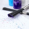 2Pcs/Set Splatter Brush Abstract Art Brush |Flat/Round Splatter Brush| for