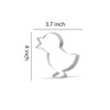 4 inch Chick Cookie Cutter - Stainless Steel