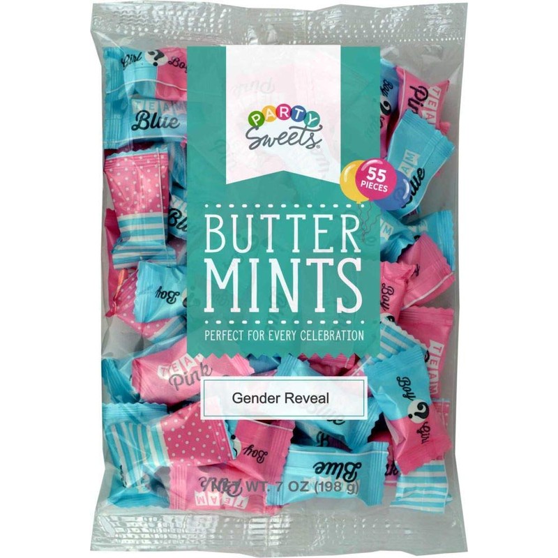 Party Sweets Baby Reveal Buttermints by Hospitality Mints, Appx 300