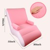 STARBRILLIANT Inflatable Deck Chair with Air Pump, Foldable Lounge Chair