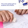 Rubbers Erasers, 4 Pcs 2B White Soft Cute Eraser, Latex-Free