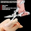 AUDAMI 2-Piece Kitchen Shears Set, Heavy Duty Professional Poultry Meat