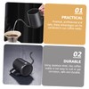 WOONEKY Portable Handheld Coffee Drip Pot 250ml Stainless Steel Kettle
