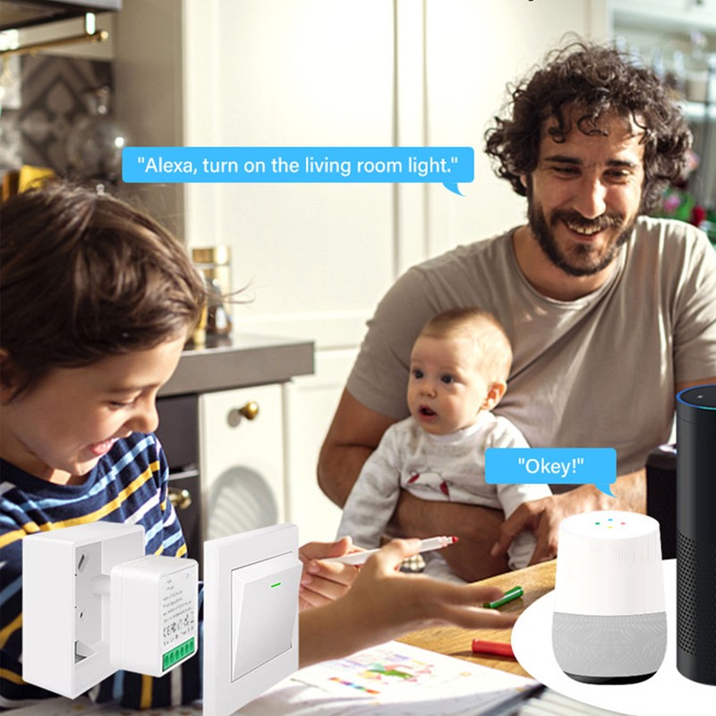 16A Smart Home Switch with APP Remote Control Mini Wifi