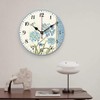 SWHONG Wall Clock Without Ticking Noises 10 Z0 LL/25.4 cm