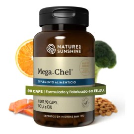 Nature's Sunshine Mega-chel | Vitaminas Y Minerales Quelados