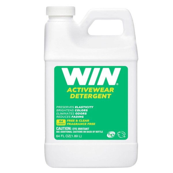 WIN Activewear Detergent - Free and Clear - 64oz Bottle