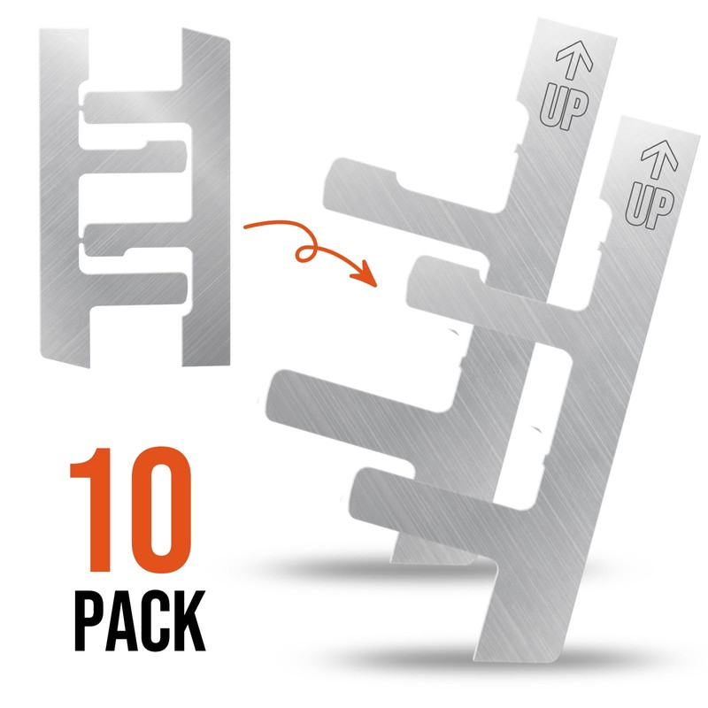 10 Pack Switch Box Support Electrical F Clips Mounting Straps