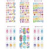 Rainbow decal nails Sticker Nails Tatto Uñas Ositos Cariñositos 6