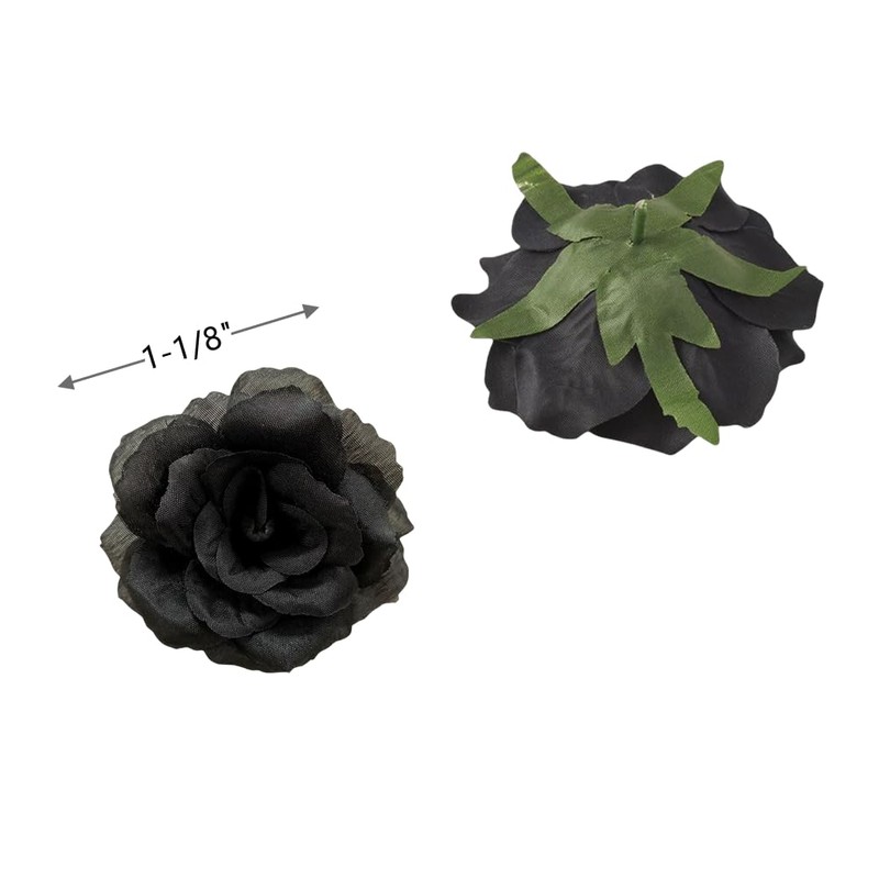 Corkwaw 25 Pcs 3 inch Artificial Rose Flower Heads,Silk Rose