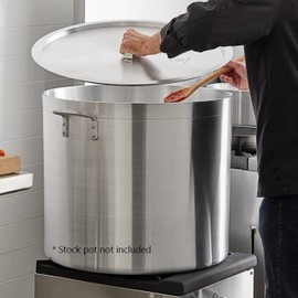 TrueCraftware- 200 qt. Aluminum Stock Pot Lid 24-3/4"" x 1-1/4" 1.8mm Thickness- Multipurpose Pot Cover Cookware for Pasta Soup Pots Large Stockpot Lid Stew Simmering Pot Dishwasher Safe