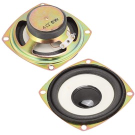 Full Range Audio Speaker, 3-inch 4Ohm 5W Full Frequency Mini Audio Car Speaker for Multimedia Sound Box, High Sensitivity Home Theater Loudspeaker