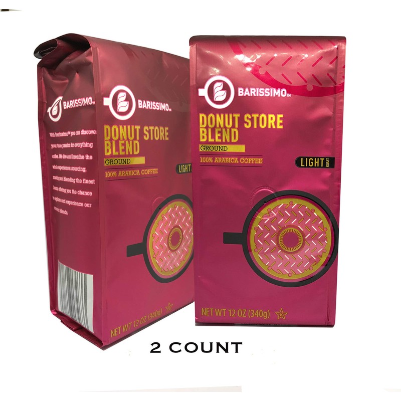 Barissimo Ground Coffee Fair Trade (Donut Store Blend, 2 Count)