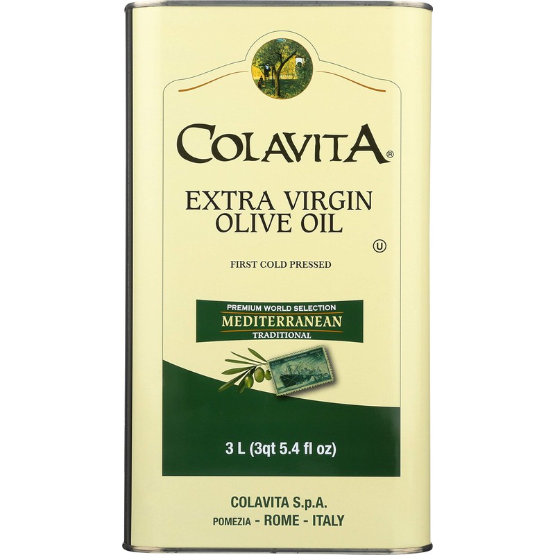 Colavita Mediterranean Extra Virgin Olive Oil Pack of 1 Tin