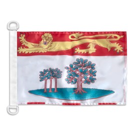 Prince Edward Island NAUTICAL Flag 18'' x 12'' - Canada - Canadian region of Prince Edward Island flags 30 x 45 cm - Banner 12x18 in for boat - Drapeau Île-du-Prince-Édouard AZ FLAG