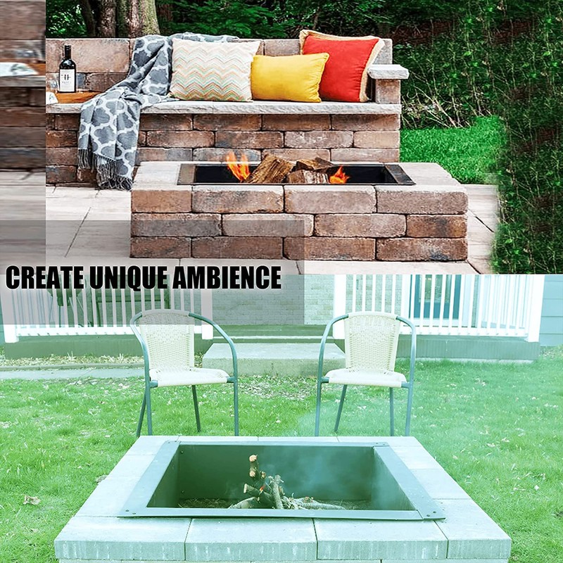 Simond Store Square Fire Pit Ring Insert - 2mm Heavy