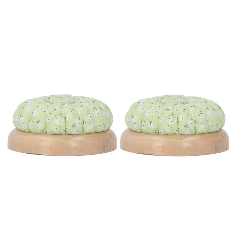2PCS Sewing Pin Holder Magnetic Button Pumpkin Shape Sewing Needles