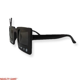 Gafas de sol gigantes con forma de TV para fiestas
