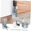 NOLITOY 1set Rainwater Diverter Kit for Standard Downspouts Efficient Water